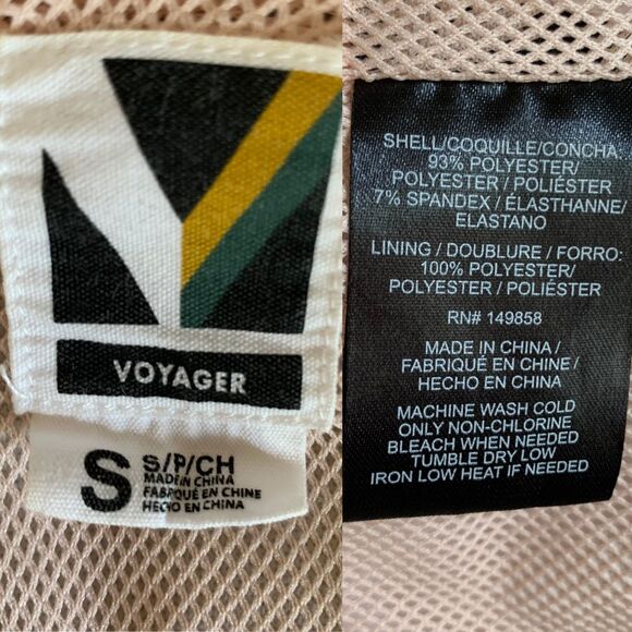 voyager hooded windwear jacket coarts Size S Pink and grey - Picture 7 of 10